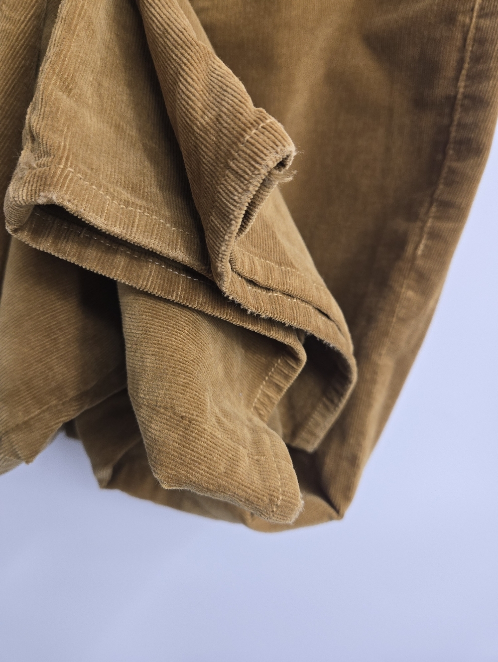 MOTHER Outsider Crop Corduroy Pants Hopscotch Brown - Picture 10 of 16
